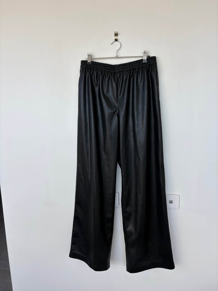 Elka Collective Faux Leather Pants - size 8
