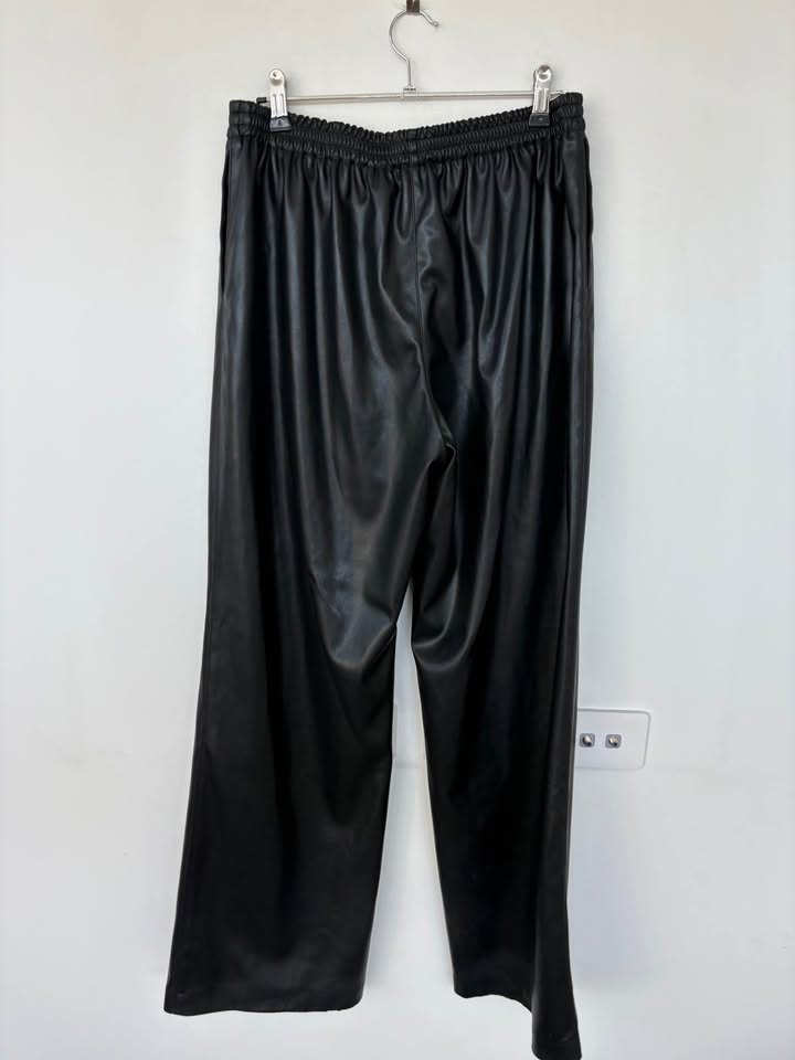 Elka Collective Faux Leather Pants - size 8