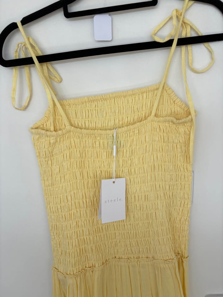 Steele Yellow Dress - size medium BNWT