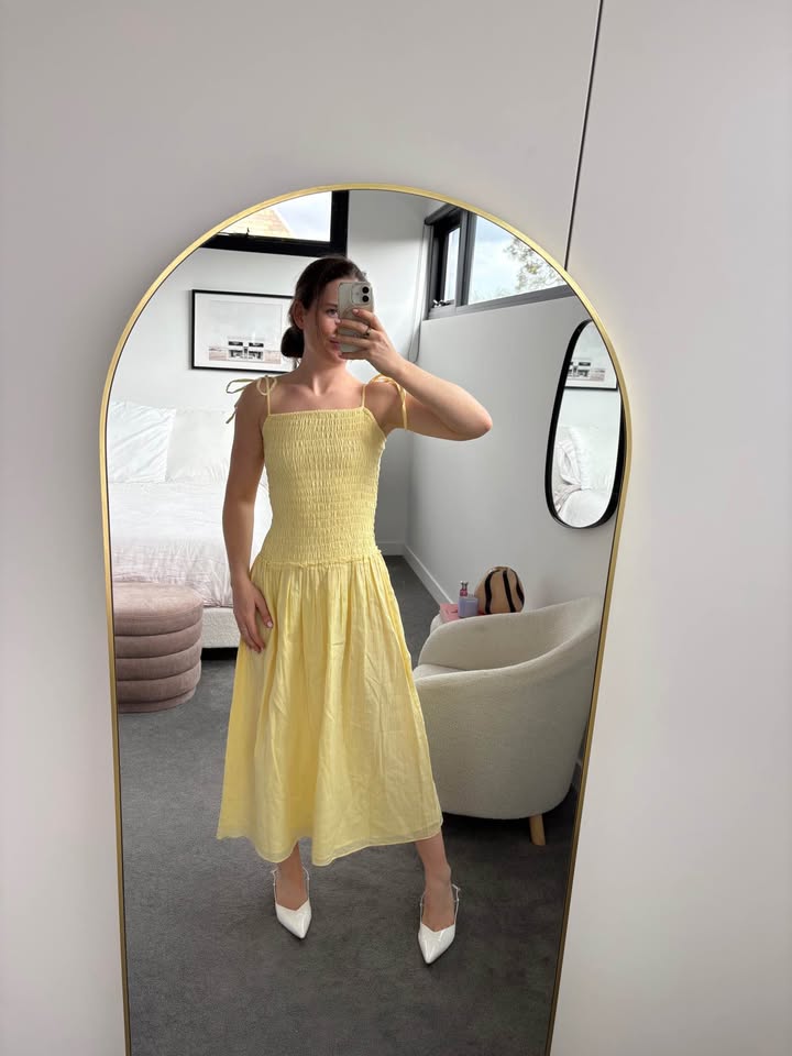 Steele Yellow Dress - size medium BNWT
