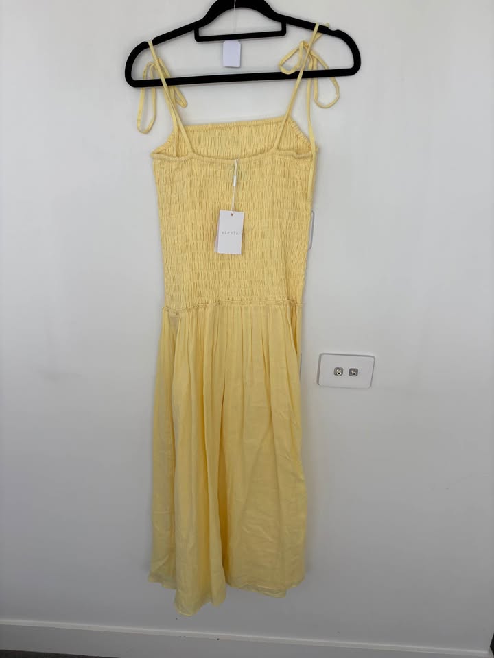 Steele Yellow Dress - size medium BNWT