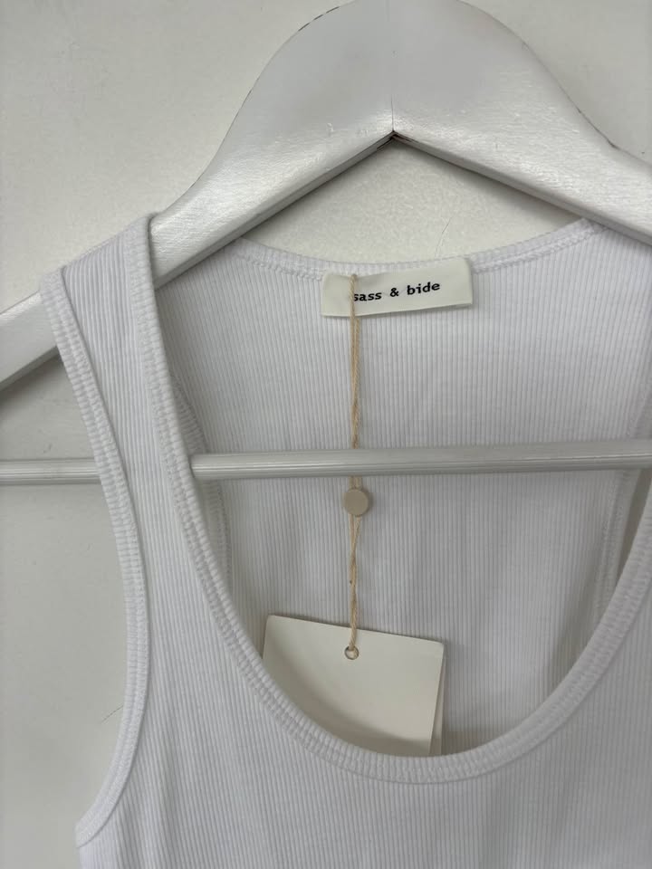 Sass and Bide Tank - size XXS BNWT