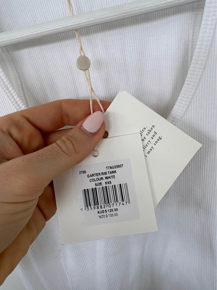 Sass and Bide Tank - size XXS BNWT