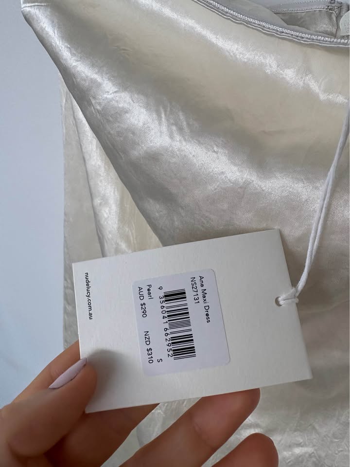 Nude Lucy Maxi Dress - size small BNWT