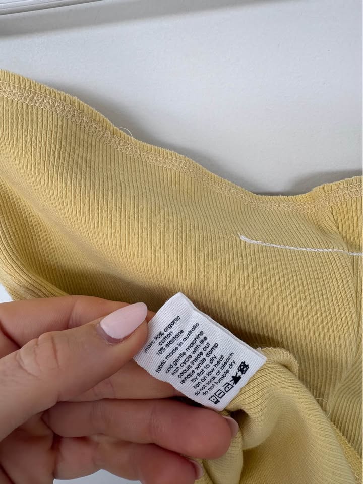 Bassike Top - size 2