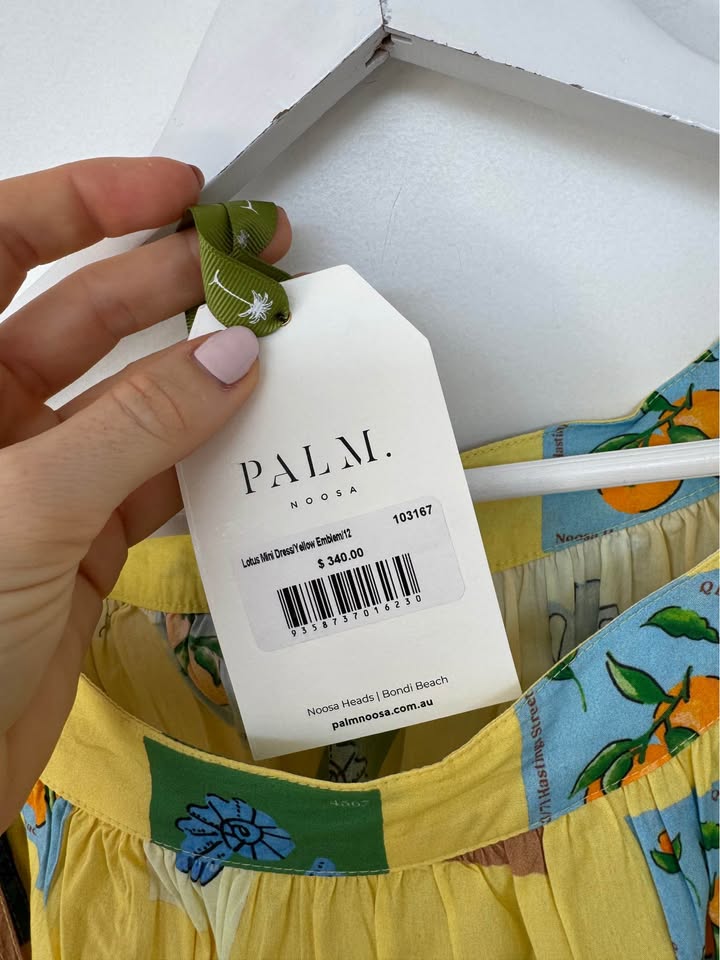 Palm Noosa Mini Dress - size 12 BNWT
