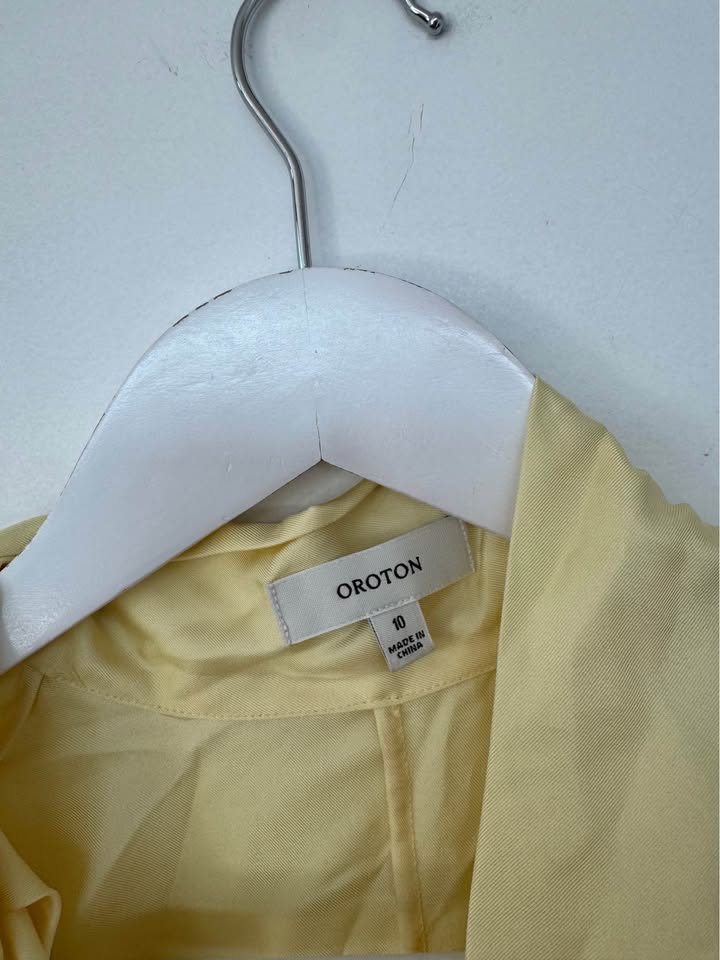 Oroton Silk Blouse - size 10