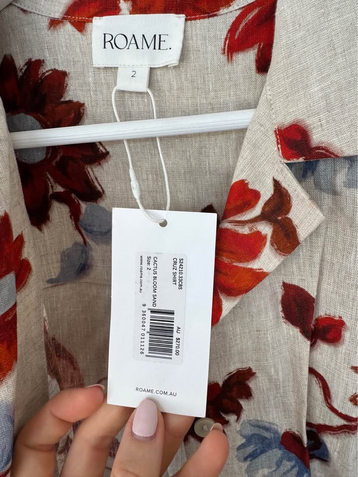 Roame Shirt - size 2 (10) BNWT