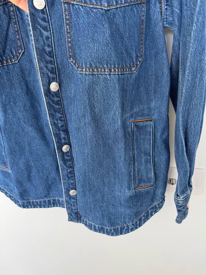 Susan Denim Shirt Jacket - size 10