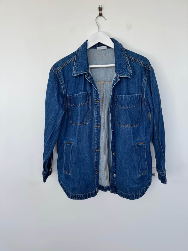 Susan Denim Shirt Jacket - size 10