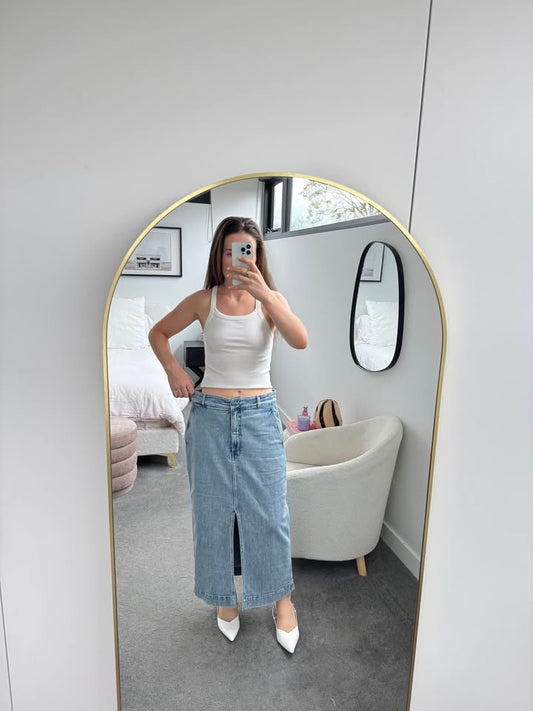 Another tomorrow denim skirt - size large