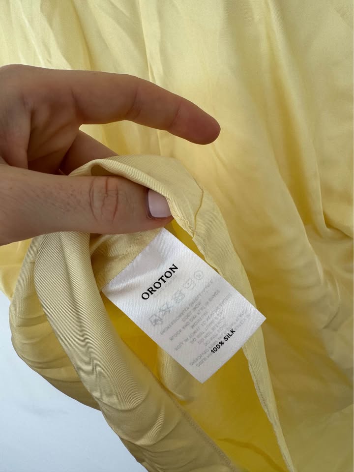Oroton Silk Blouse - size 10