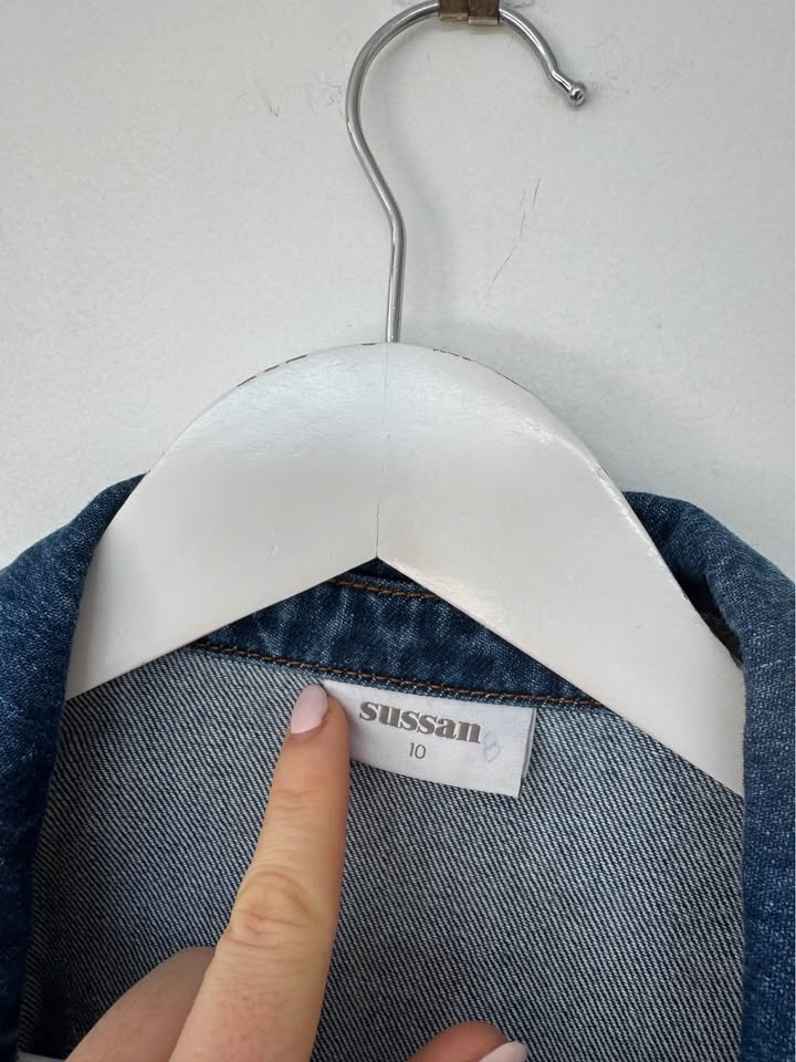 Susan Denim Shirt Jacket - size 10