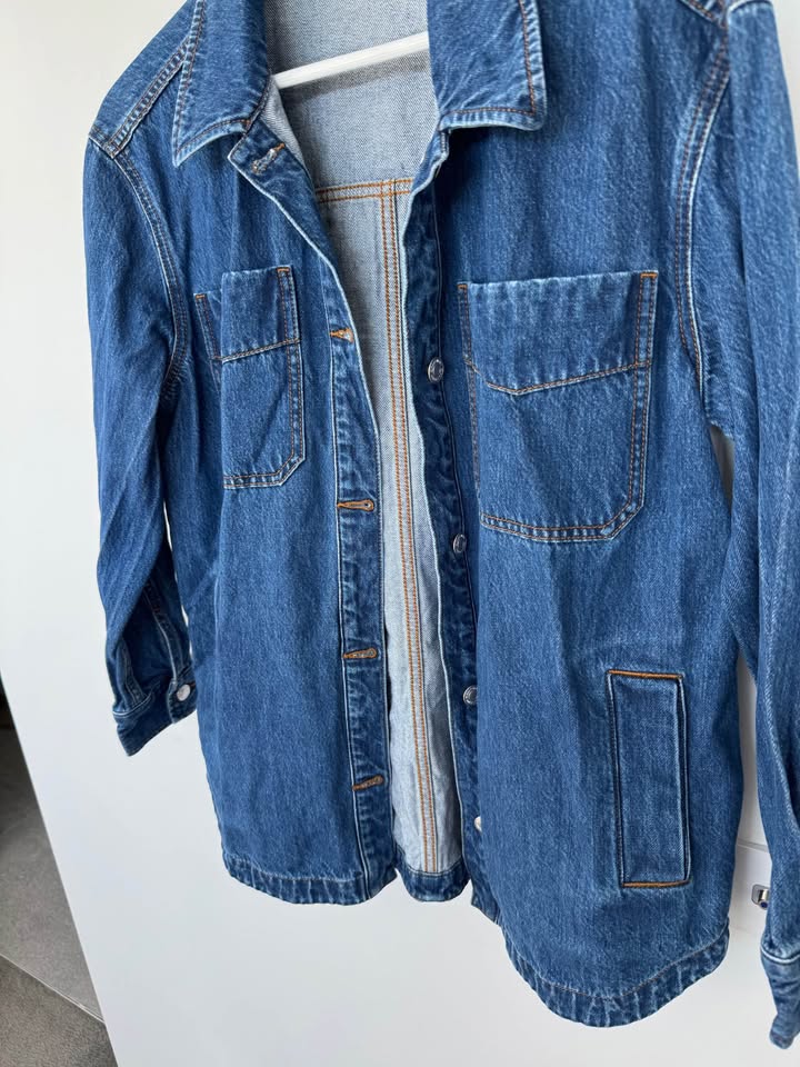 Susan Denim Shirt Jacket - size 10