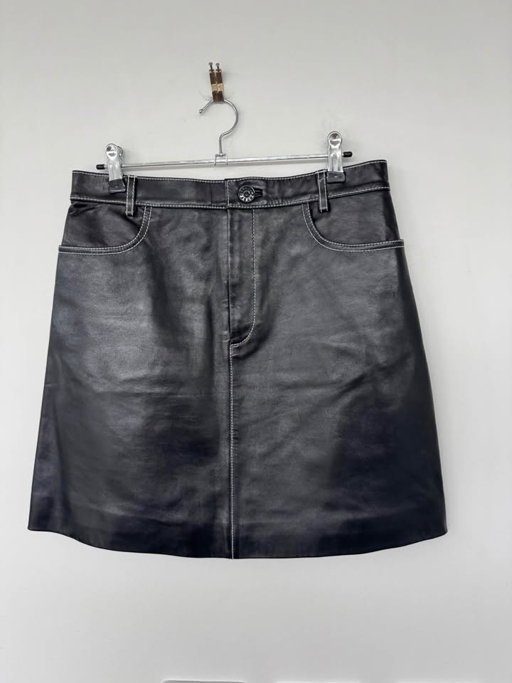 Sandro Leather Skirt - size 38 (10)