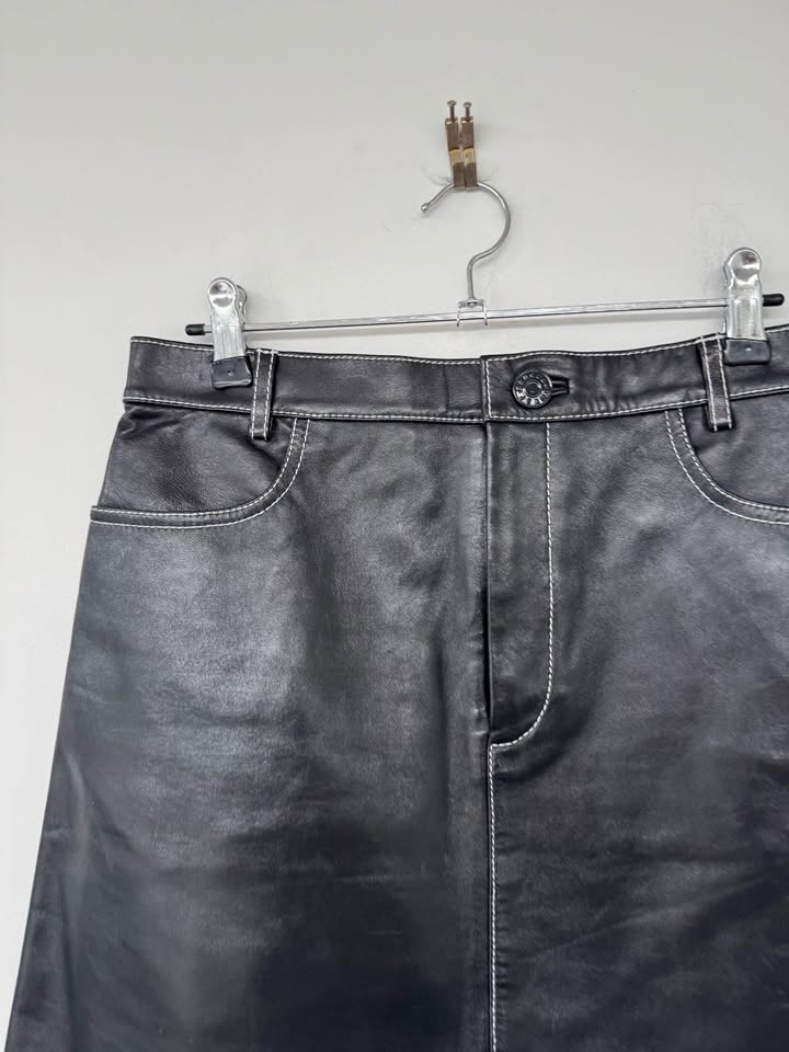 Sandro Leather Skirt - size 38 (10)