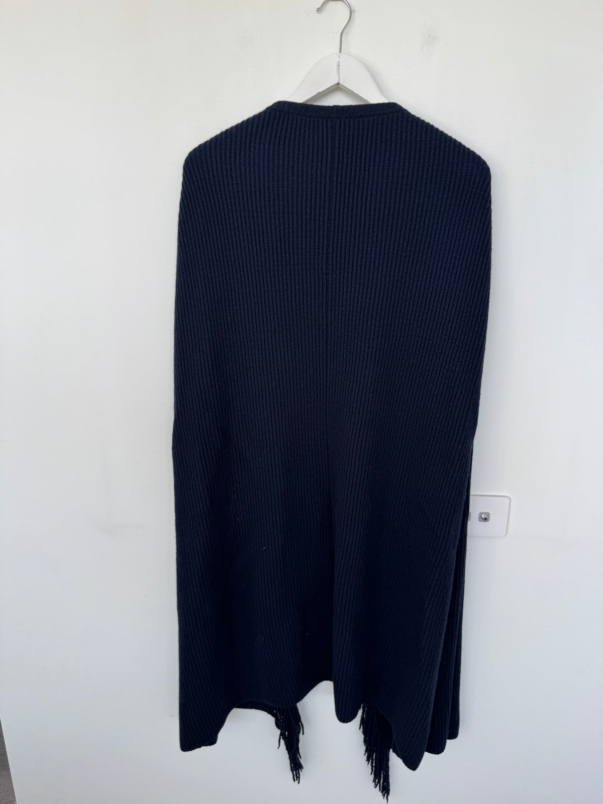 Stella McCartney Navy Fringe Cardigan - Size Medium