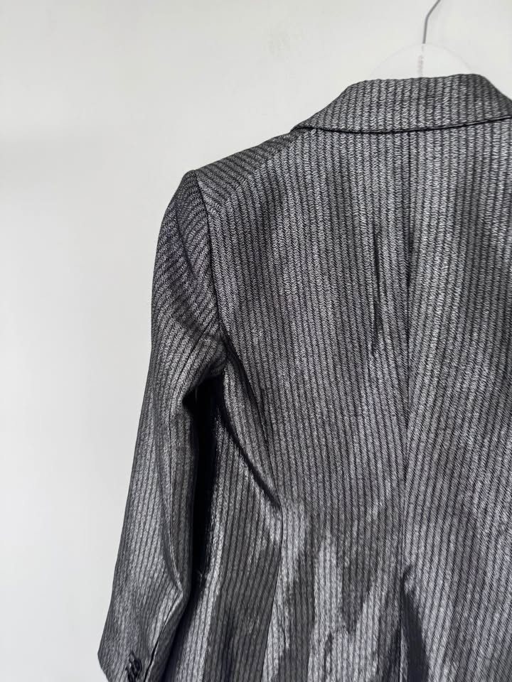 Maje Silver Blazer - size 36