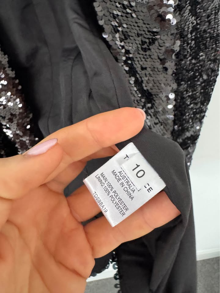 Torrance Sequin Blazer - size 10