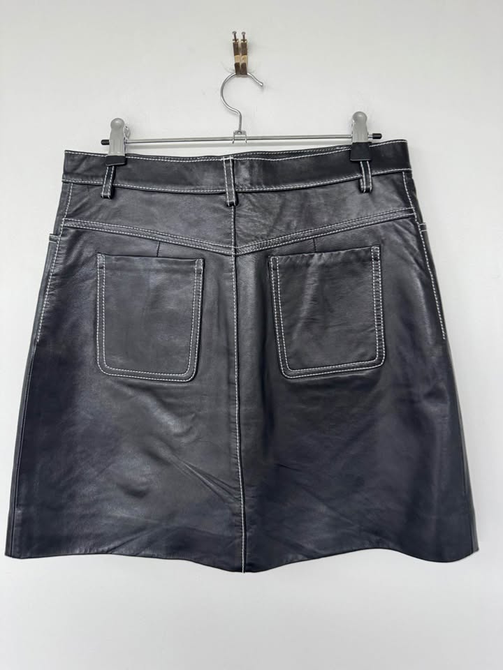 Sandro Leather Skirt - size 38 (10)