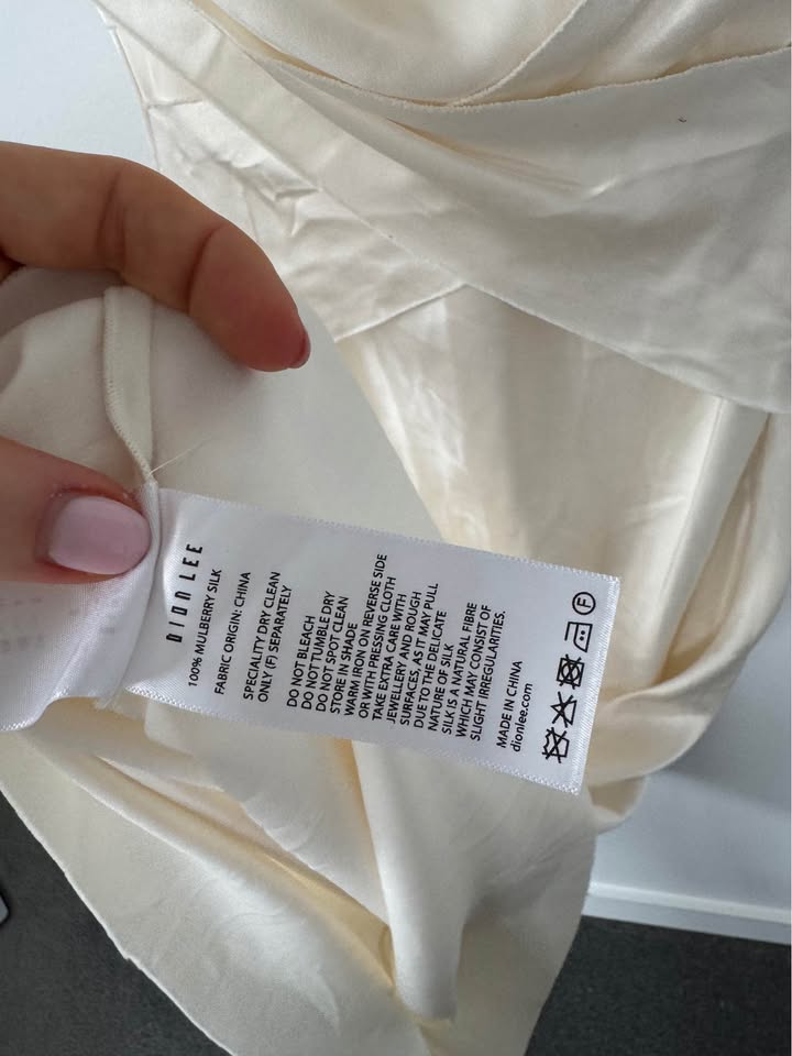 Dion Lee Silk Dress - size 6