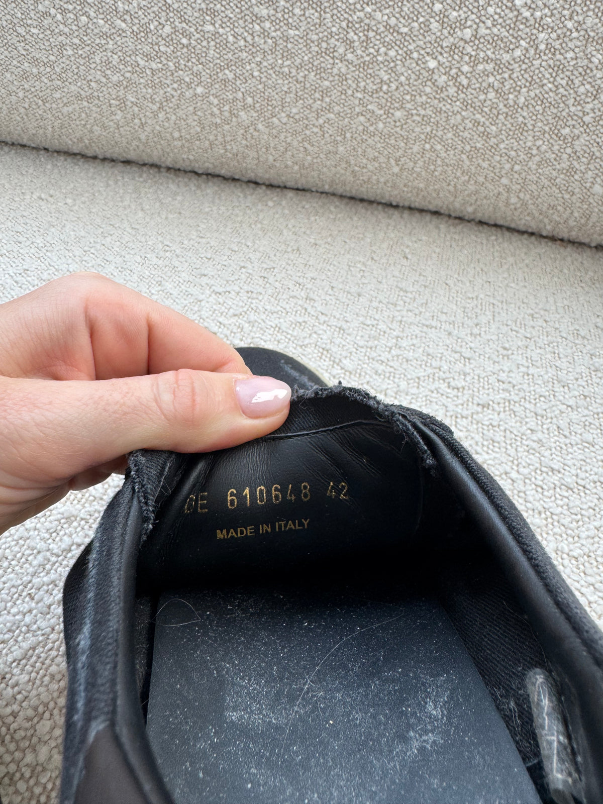 Saint Laurent Black Sneaker - size 42