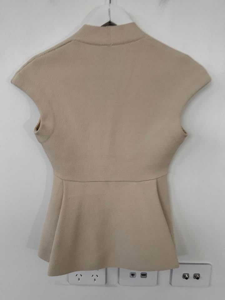 Scanlan Theodore Crepe Knit Top - size small