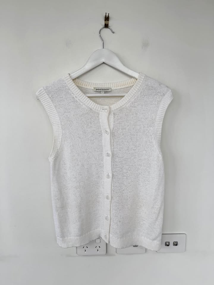 Sportscraft Knit Vest - size small