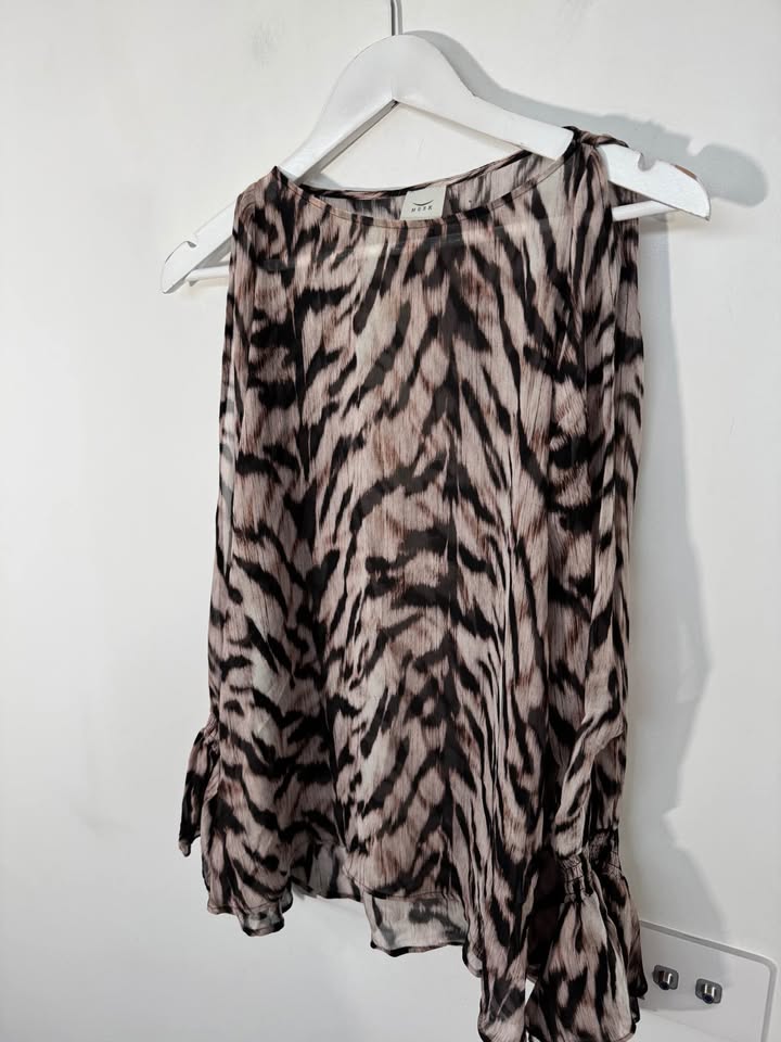 Husk Silk Blouse - size 0