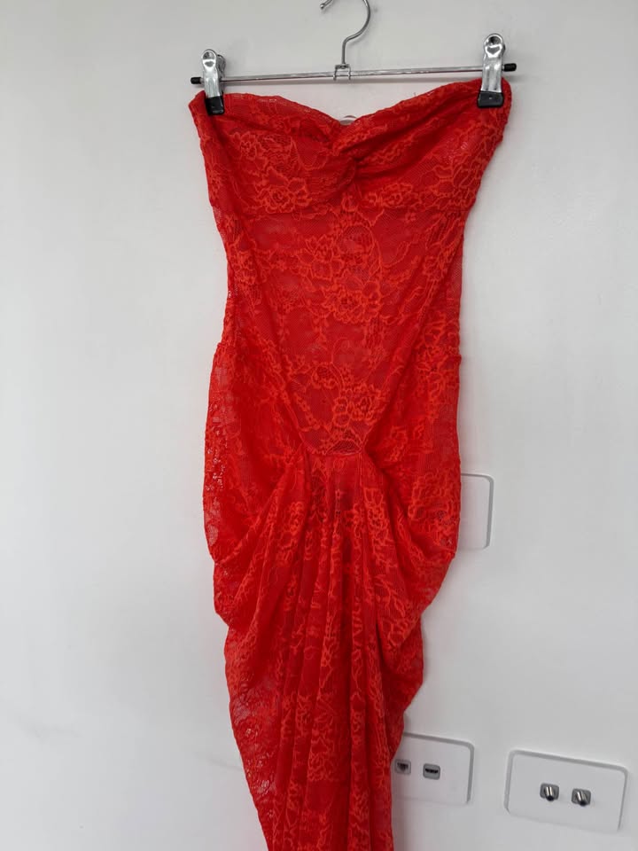 Natalie Rolt Lace Dress - size 0