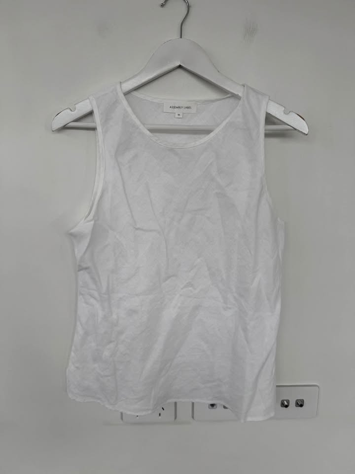 Assembly Linen Tank - size 10