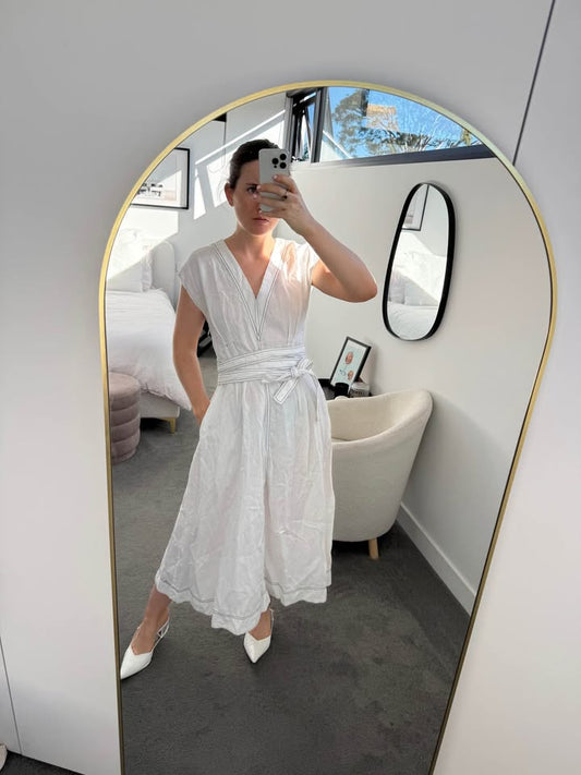 Aje Linen Dress - size 6