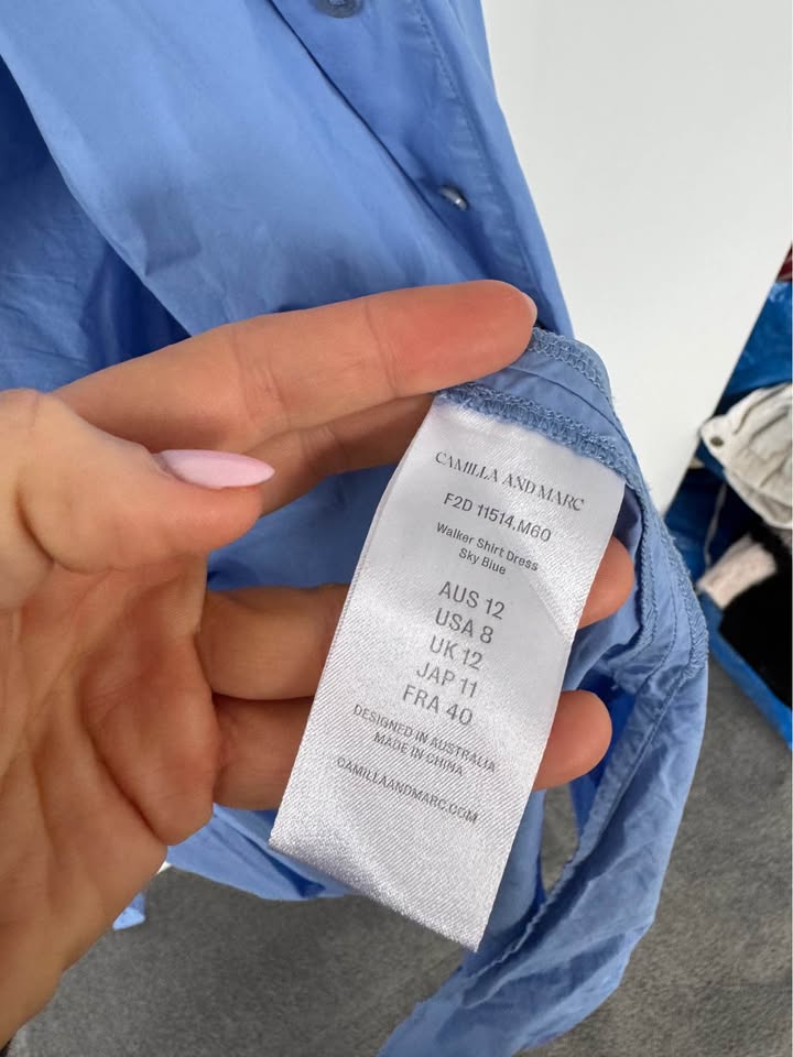 Camilla and Marc Shirt Dress - size 12