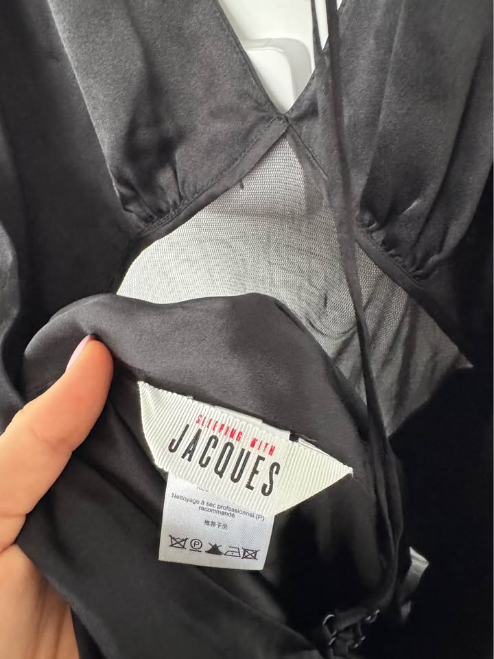 Sleeping with Jacques Silk Dress - size 8