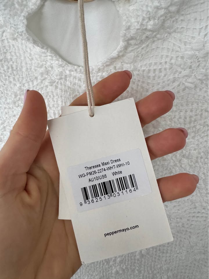 Pepper Mayo Maxi Dress - size 10 BNWT
