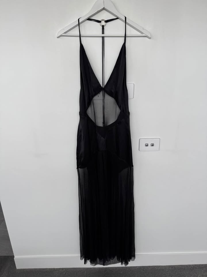 Sleeping with Jacques Silk Dress - size 8