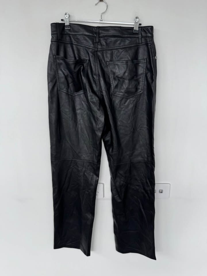 Nanushka Faux Leather Pants - size large