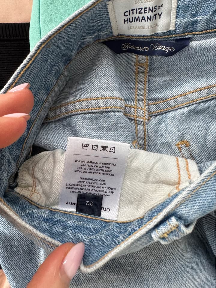 Citizens of Humanity Jeans - size 22 (fit 6-8)