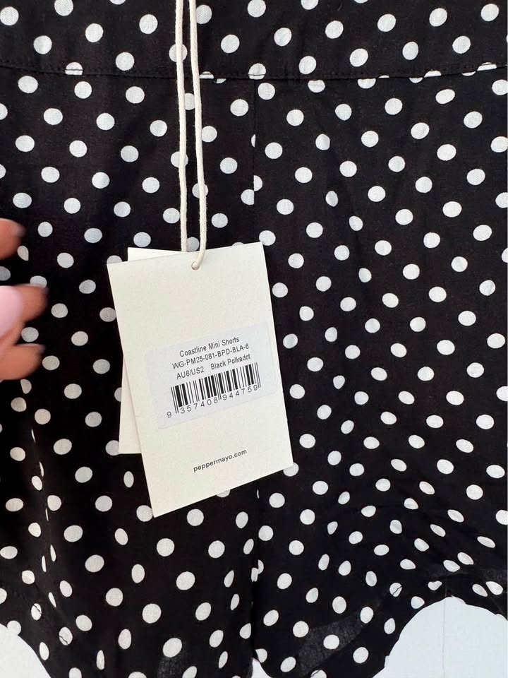 Pepper Mayo Shorts - size 6 BNWT