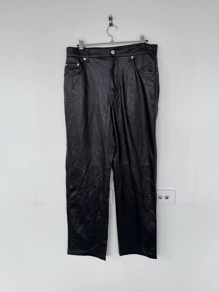 Nanushka Faux Leather Pants - size large