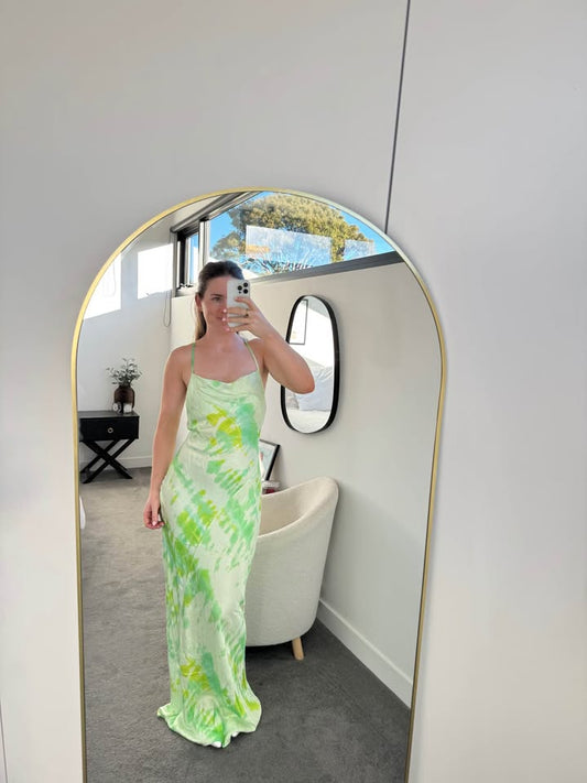 Rat and Boa Silk Maxi Dress - size small