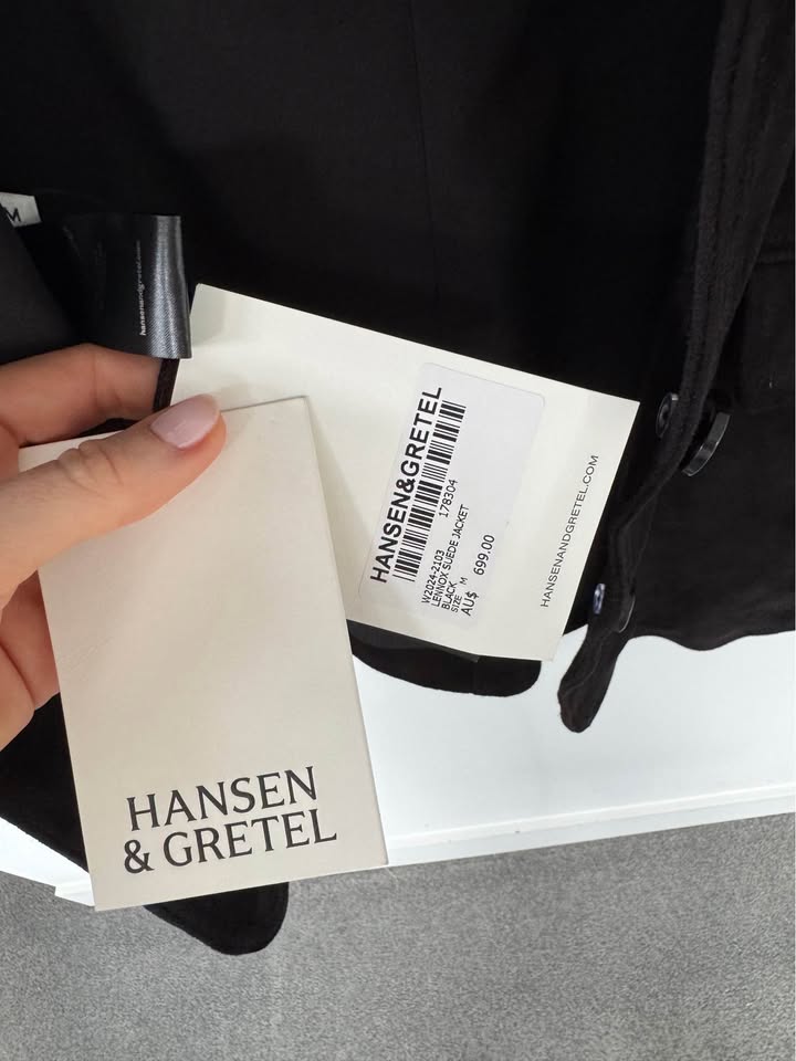 Hansen and Gretel Leather Jacket - size medium