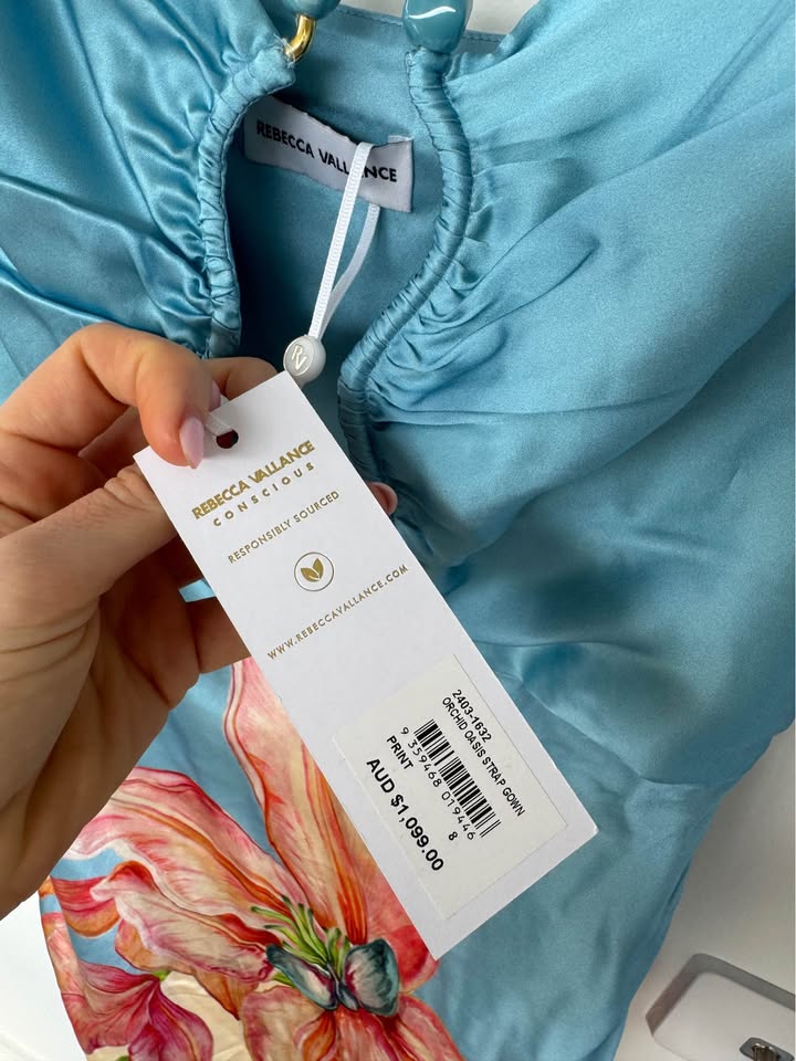 Rebecca Vallance Silky Maxi - size 8 BNWT