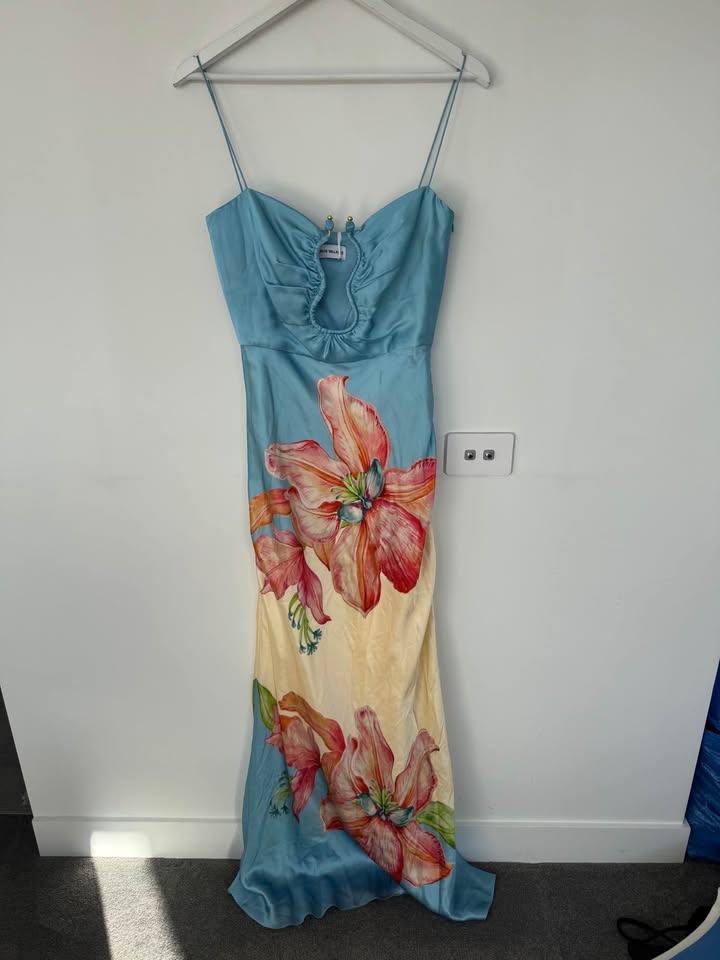 Rebecca Vallance Silky Maxi - size 8 BNWT