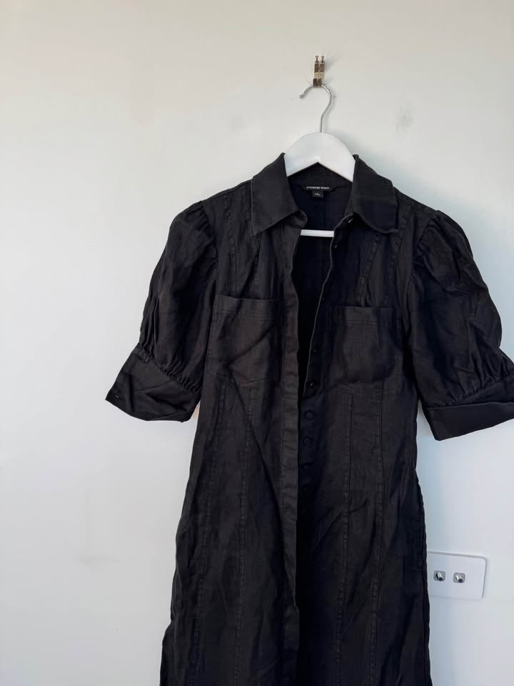 Country Road Linen Dress - size 6
