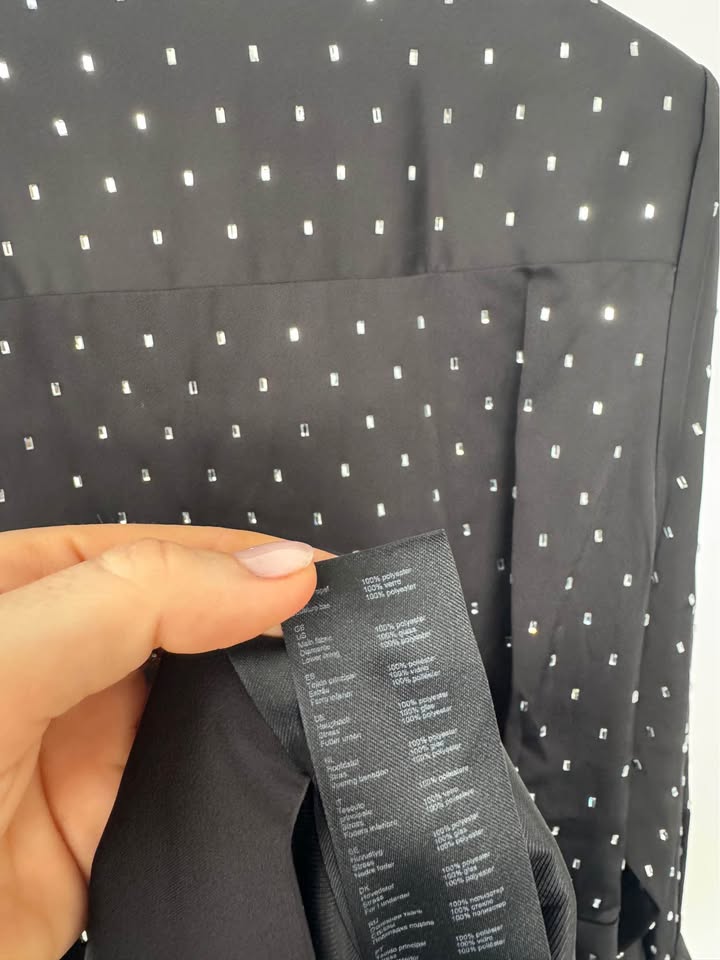 Maje Wrap Dress - size 42 (large)
