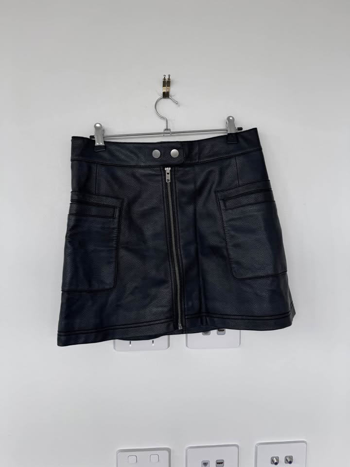 Free People Leather Skirt - size 4 (8)