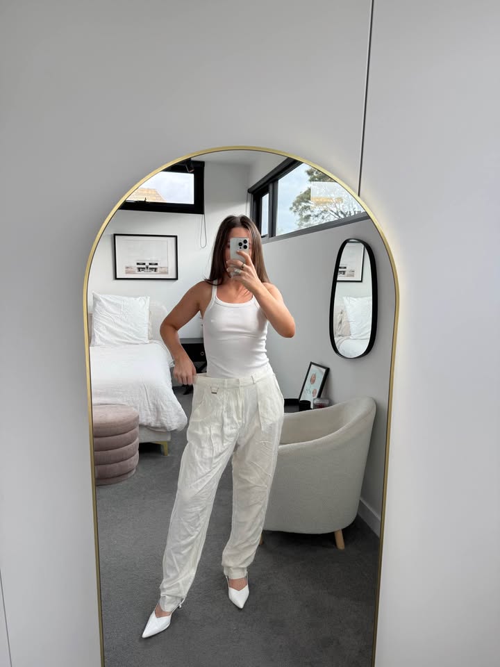 Silk Laundry Pants - size large