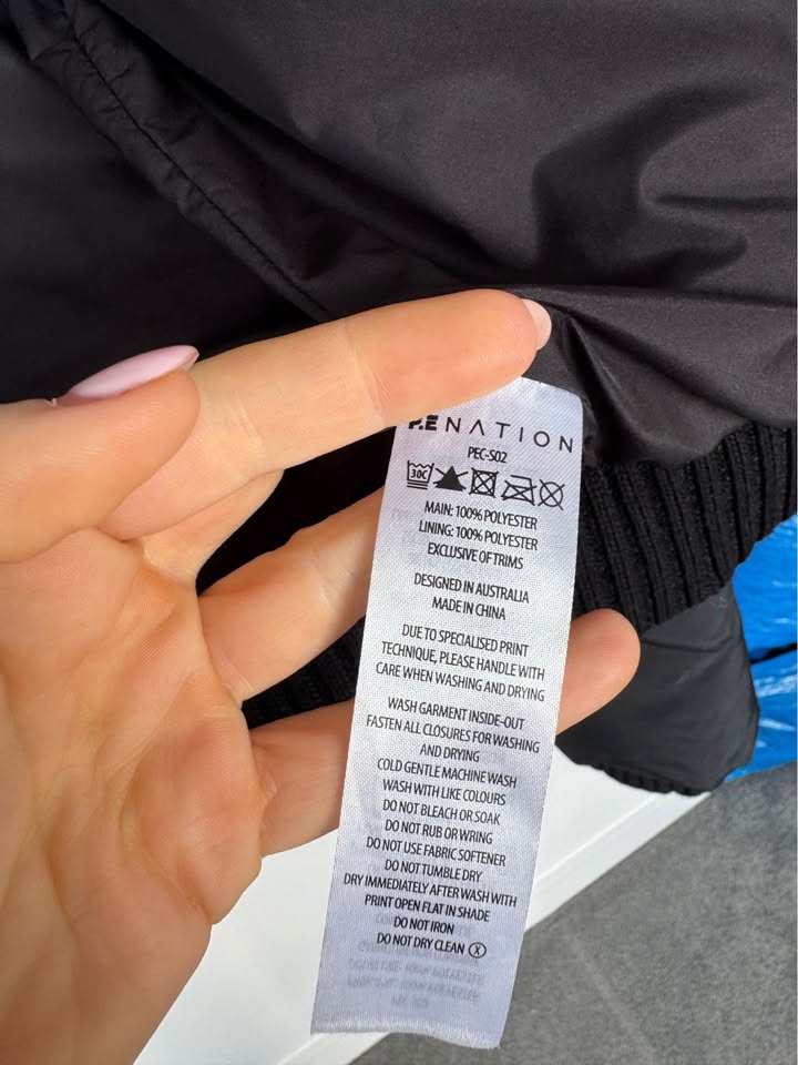 Pe Nation Puffer Jacket - size medium