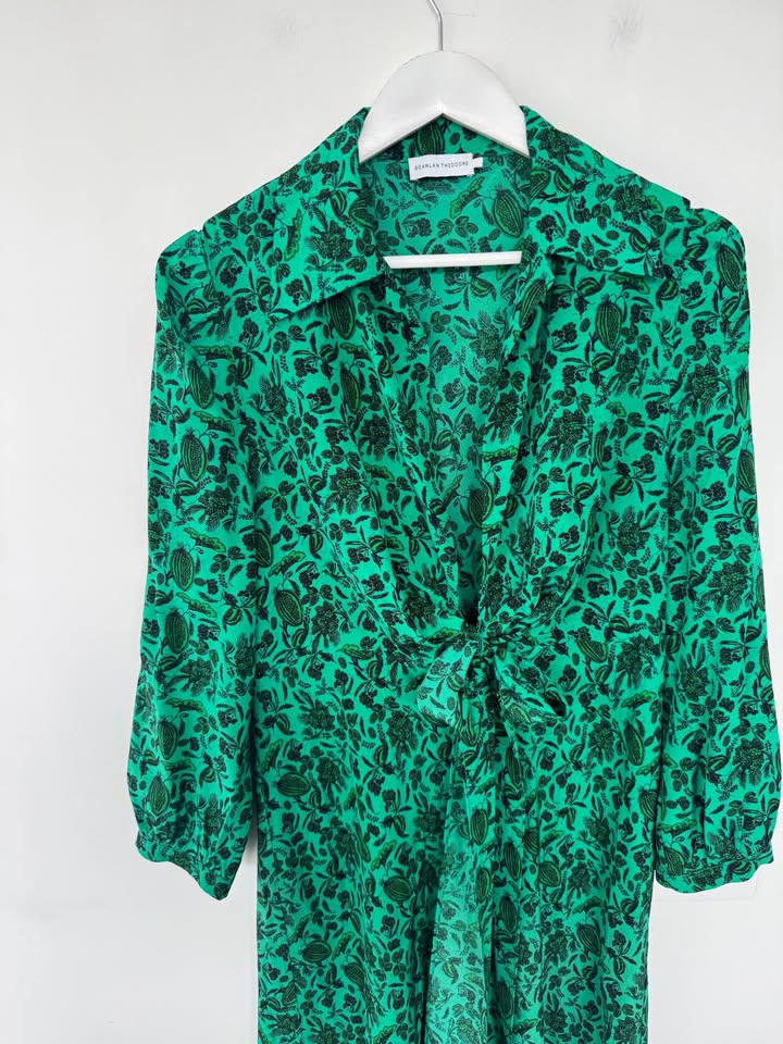 Scanlan Theodore Silk Dress - size 10